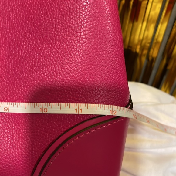 Michael Kors Mercer Corner Kors Studios Satchels Ultra Pink Medium Leather Bag - Picture 6 of 9